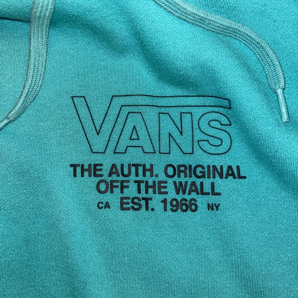 Vans turquoise sweatshirt